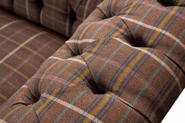 Chesterfield 3 Seater Couch Upholstery Textile Couches Living room Sofa new