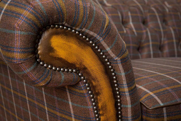 Chesterfield 3 Seater Couch Upholstery Textile Couches Living room Sofa new