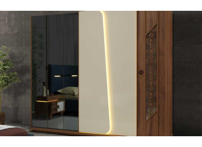Wardrobe Brown Luxury Furniture Italian Furnishings Bedroom