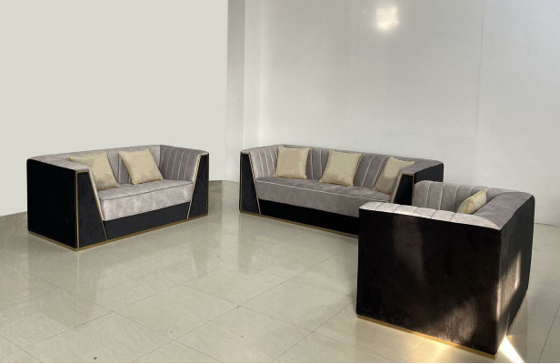 Sofa 3 Seater Sofas Luxury Textile Couches big Upholstery Designer Furniture three seater