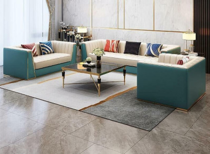 Sofa set Designer Sofa Leather Sofa 321 Seater Decorative Modern Sofa