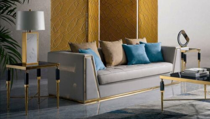 Three Seater 3 Seater Set Design Sofas Upholstery Couches Leather Three Seater Luxury
