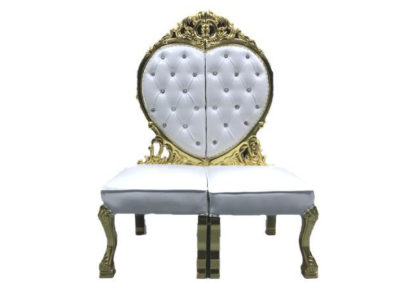 Chesterfield Throne Armchair Royal Upholstery Velvet Love Heart Antique Style Chairs
