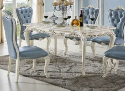 Suite Armchair Chair Set 6X Chairs Luxury Dining room Furniture Group Solid wood
