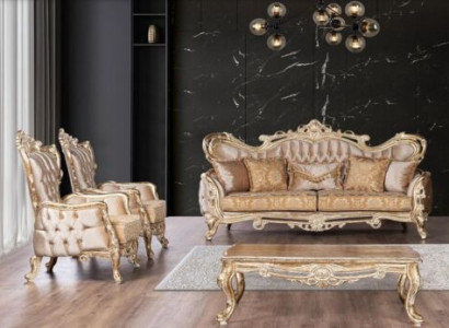 Luxury Set Suite Sofa set 3+1+1 Seater Sofa Armchair Sofas Relax Living room