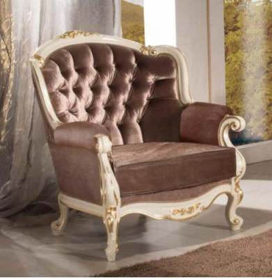 Armchair 1 Seater Textile Lounge Luxury Club Upholstery Seater new Armchair Design CouchWill