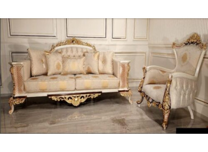 Sofa set 3+1 Seater Luxury Set Sofa Armchair Sofas Relax Upholstery Design Baroque