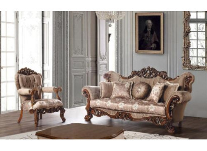 Sofa set 3+1 Armchair Seater Coffee table Sofa new Sofas Set Style Art Deco