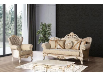 Sofa Couch Upholstery Fabric Couches Upholstery Suite 3+1 Seater + Coffee table 3pcs.