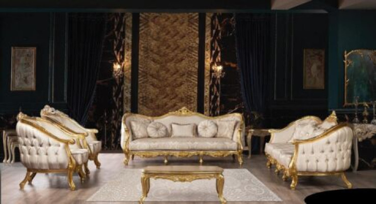 Sofa set 3+3+1+1 Seater Coffee table Sofa Sofas Armchair Seat luxury set 5 pieces