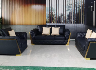 Chesterfield 3+2+1 Sofa set Couch Furniture Sofa Couches Set 3pcs