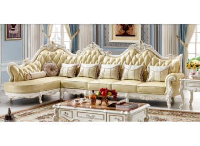 Classic Chesterfield Couch Sofa Upholstery Suite Corner sofa Baroque Corner