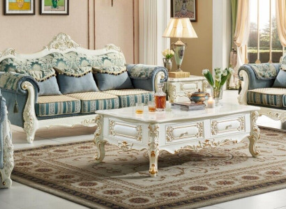 Sofa set Set 3+2+1 Seat Living room Suite Design Classic 3-piece