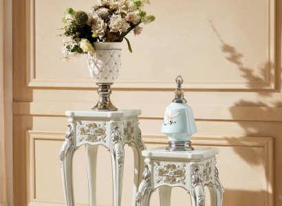 Flower stand Classic r stand Living room pedestal foot side tables