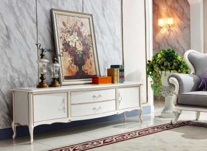 Sideboard White Luxury Elegant Wardrobe Chest of drawers Cabinets lowboard Hotel Furniture
