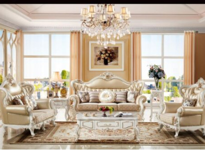 Side table White Classic Wood Design Beautiful Living room Luxury Elegant