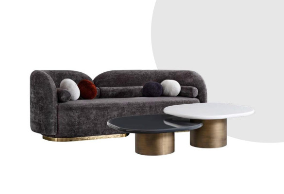 Luxury sofa set couch furniture 4 pieces. Suite 3+2+1 Coffee table Armchair velvet