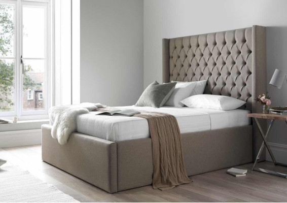 Chesterfield Sleep Room Double Beds Design Leather Luxury Bed Hotel