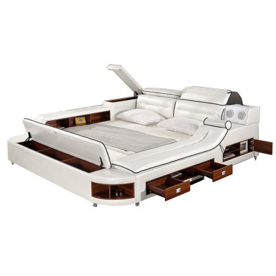 Multifunction s Bed Double Beds Hotel xxl big Upholstery Beds USB Sound