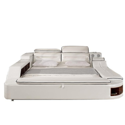 Multifunction s Bed Double Beds Hotel xxl big Upholstery Beds USB Sound