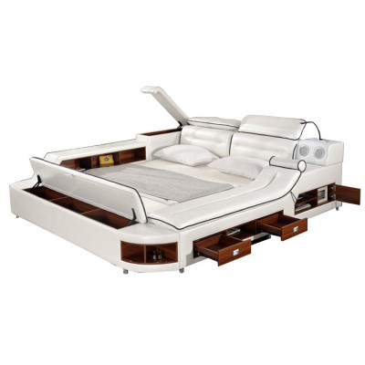 Multifunction s Bed Double Beds Hotel xxl big Upholstery Beds USB Sound
