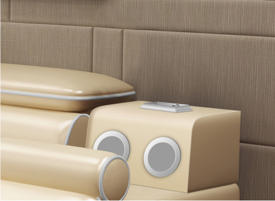Bed Multifunction Safe Heat Lounger USB Sound Double Beds Function new