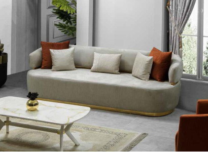 Living room Set Sofa Coffee table Three-seater Design Furniture Furnishings 2-piece