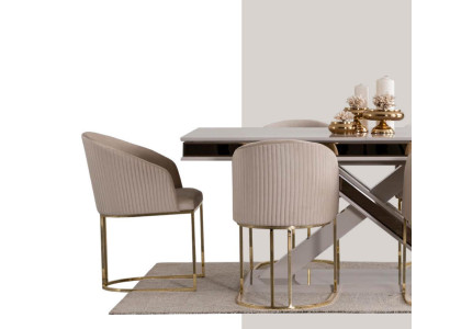 Luxury Dining table Chair Recliner Furniture Furnishings Seat Upholstery Chairs