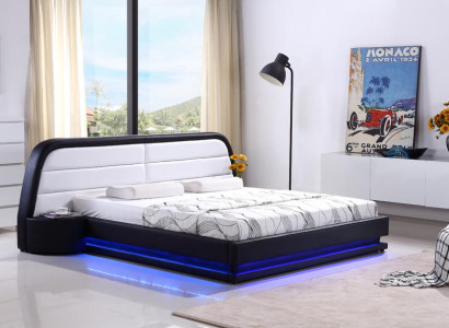 Beds Textile Leather Hotel Luxury Upholstery Design Wood Designer Bed