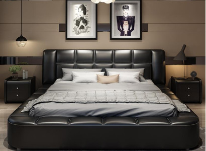 Luxur Upholstered bed design bed Textile Beds Double bed Bed Marriage bed Design