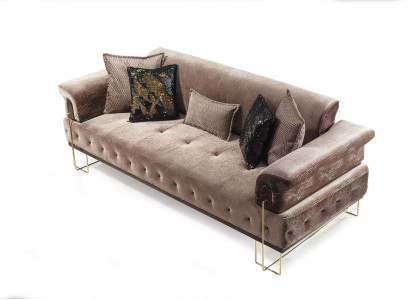 Luxury Three Seater Brown Sofa 3 Seater Sofas Design Modern Design Furniture