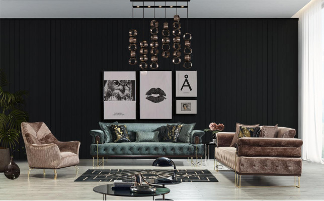 Luxury Three Seater Brown Sofa 3 Seater Sofas Design Modern Design Furniture