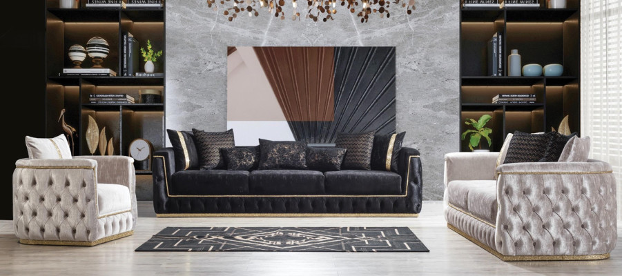 Three Seater Luxury Sofa 3 Seater Sofas Seat Design Couch Furniture new Beige