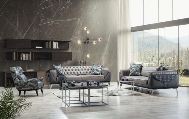 Sofa 3 Seater Couch Wood Furniture Sofas Couch Wood Leather Imitation 240cm