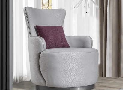 Round Club Chair Sofa Couch Relax Single Seater Upholstery Furniture Furnishings