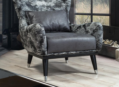 Living room Armchair Upholstery Seater Modern Design Snake Style Cover