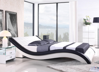 Double Hotel Beds Marriage Bedroom Textile Bed Upholstery Design Luxury