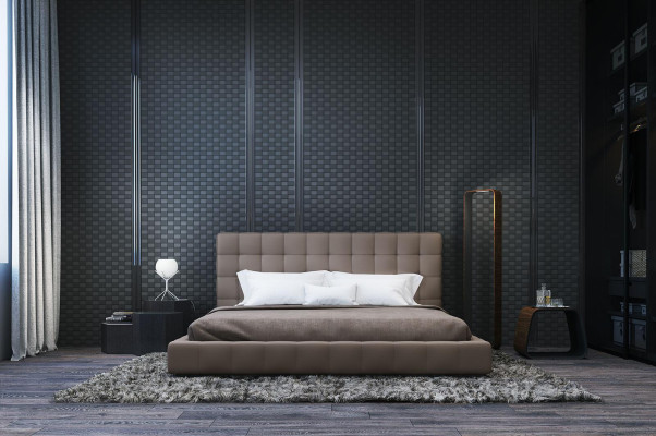 Modern Frame Luxury Sleep Room Beds Hotel Design Leather Bed