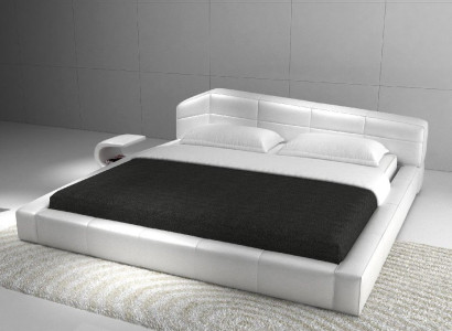 Modern Hotel Frame Sleep Room Luxury Leather Design Bed Double