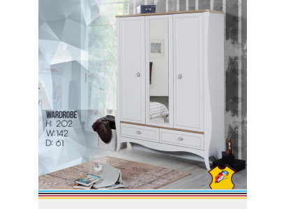 Furniture Youth Room Wardrobe Shelf Wood Bedroom new Wardrobe