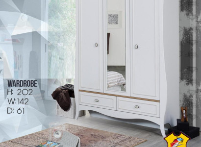 Furniture Youth Room Wardrobe Shelf Wood Bedroom new Wardrobe