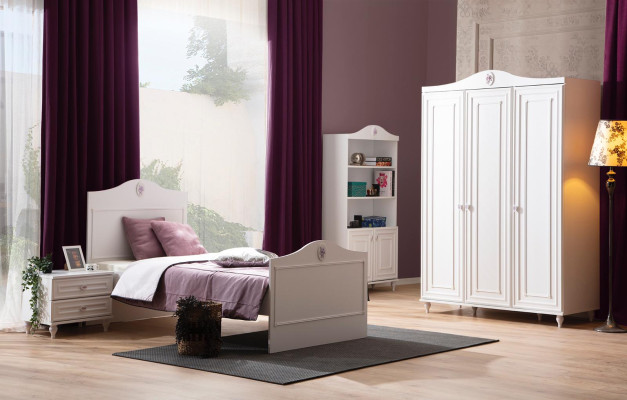 Design Shelf Bookcase Bookshelf Youth Room Furniture Design White