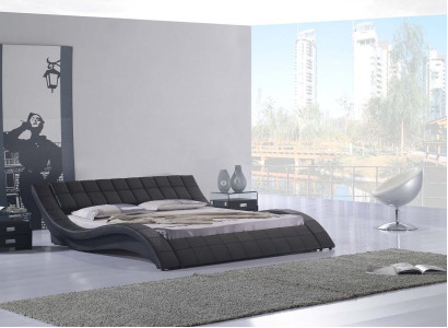 Double Hotel Beds Marriage Sleep Room Leather Bed Upholstery Design Luxury