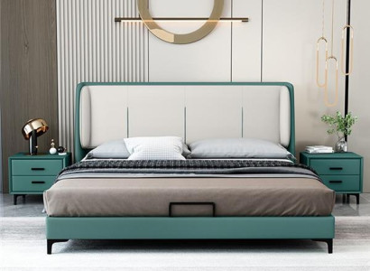 Beds Textile Hotel Luxury Upholstery Fabric Seat Italy Designer Bed Bedroom