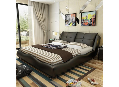 Modern Hotel Frame Luxury Sleep Room Beds Design Leather Bed