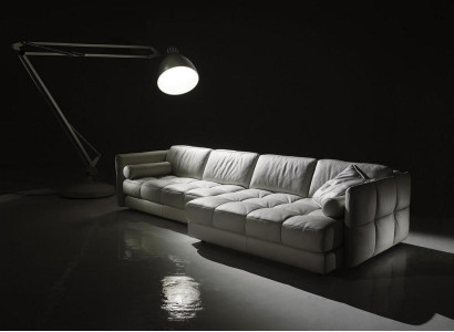 Designer leather sofa Corner sofa Upholstery Corner Couch Seat Corner L-shape Suite Sofa new