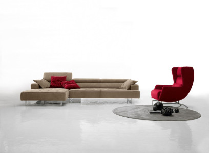 Corner sofa Leather Modern Luxury Sofas L-shape Sofa Corner sofa Living landscape Gray new