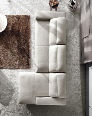 Design Corner sofa L-shape Couch Upholstery Leather Sofas Luxury Living room Sofa