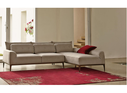 Corner sofa L-shape Couch Luxury Furniture Sofa Gray Design Living room Furniture Italian