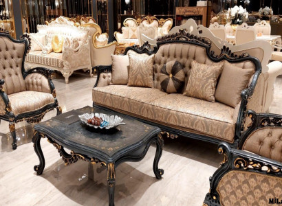 Sofa set 3+1+1 Seater Coffee table Luxury Suite Set Sofas Armchair Fabric Sofa